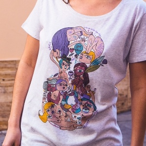 8m huelga camiseta feminista mujer regalar comprar ilustración pnitas 2