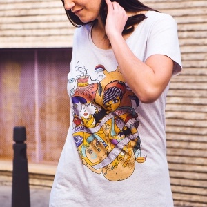 amamos lo que odia el patriarcado pnitas ilustracion camiseta feminista comprar regalo dibujo mujer 2