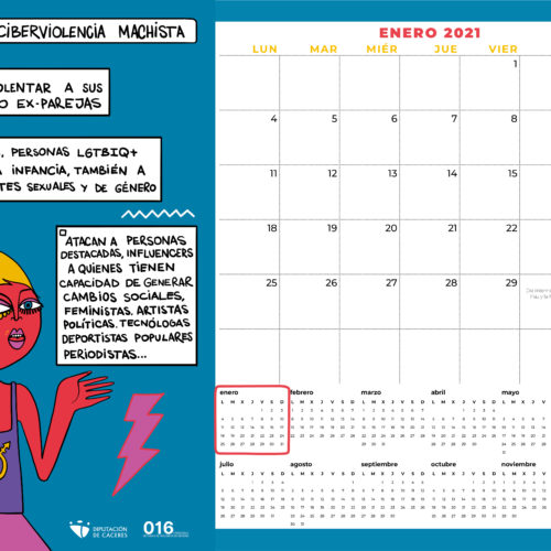 Ilustracion feminista contra las violencias virtuales