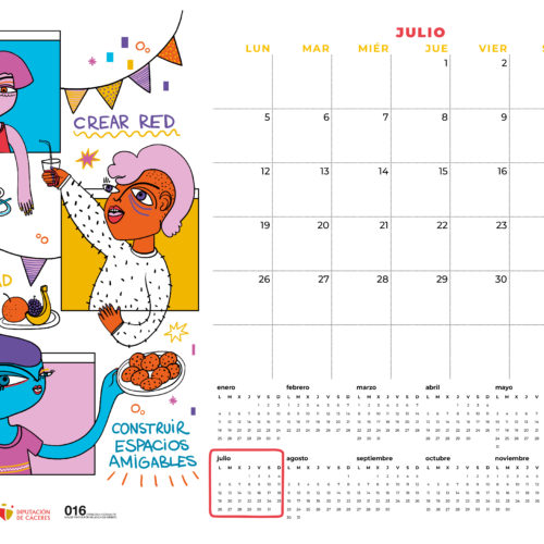 Ilustracion feminista contra las violencias virtuales
