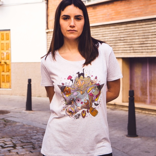 camiseta feminista colectivo witch