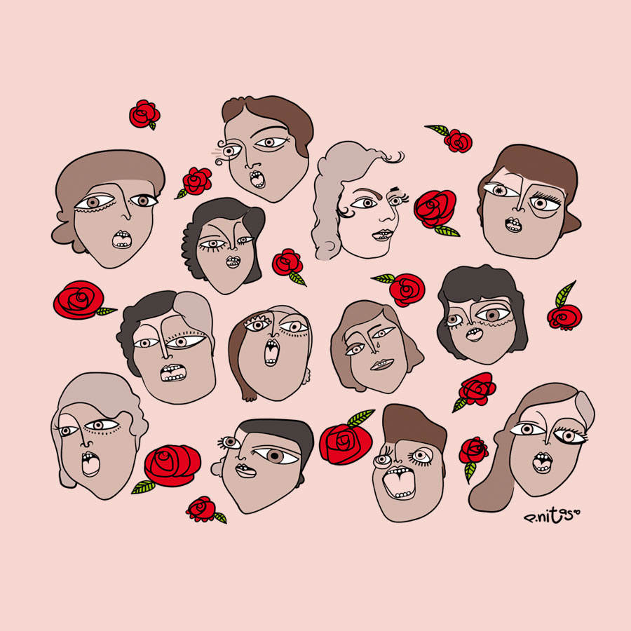 las-13-rosas-feminismo-ilustrado-pnitas-s