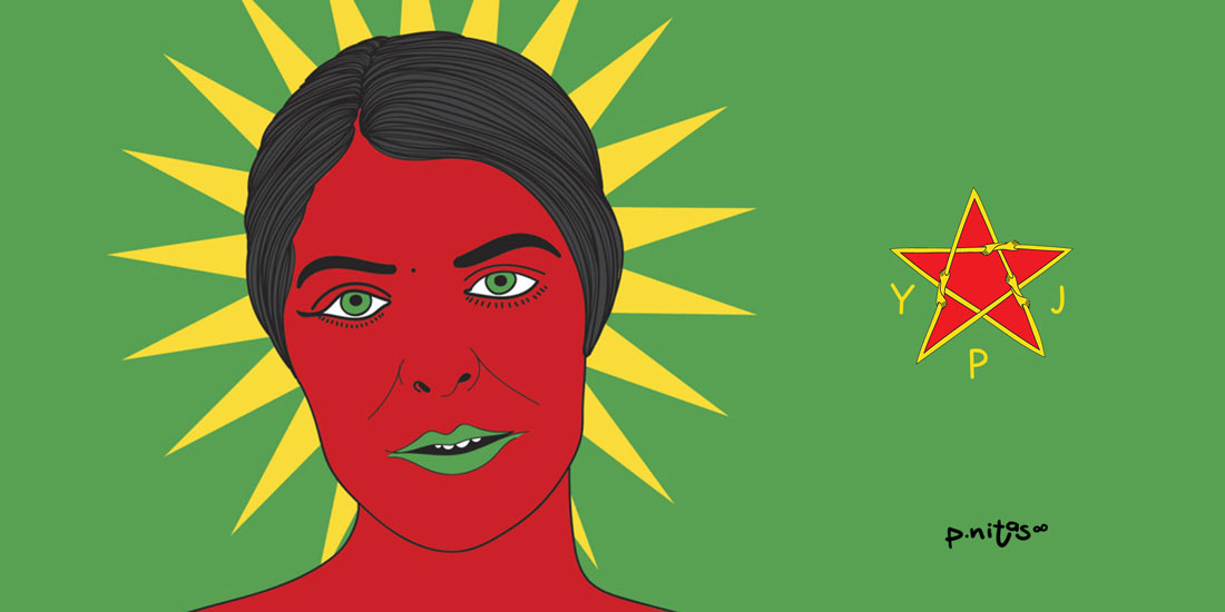 mujeres-sirias-refugiadas-combatientes-ypj-ilustracion