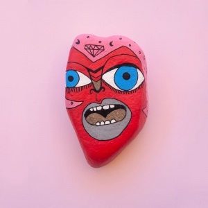 obra original pnitas - cara piedra diamante 1