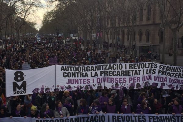 Manifestación 8M 2020 Barcelona