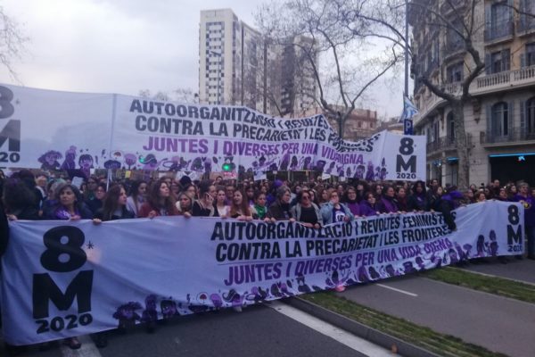 Manifestación 8M 2020 Barcelona