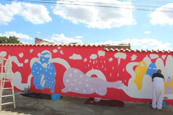 start-wall-art-pnitas-mural-colaborativo-feminista-pnitas-extremadura-pintura-grafitti